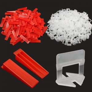 100pcs Tile Leveling Wedges Locator Level Masonry Tile Spacers Smooth Surface for Flooring Level Tools Reusable