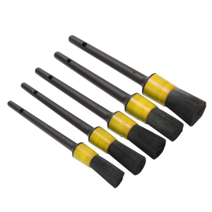 5Pcs Car Detailing Brush Cleaning Brushes Auto Detail Tools Wheels Dashboard Car-Styling Accessories