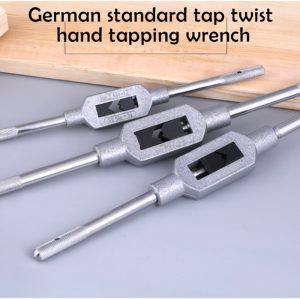 M1-8/M1-10/M1-12 Adjustable Tap Wrench For Thread Tap Handle Steel Hand Taps Holder Tapping Reamer Tools
