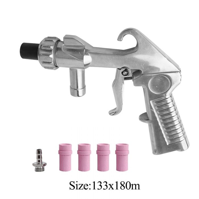 Portable Sand Gravity Sandblasting Gun Anti Rust DIY Anti-rust Blasting Device Pneumatic Small Sand Blasting Machine