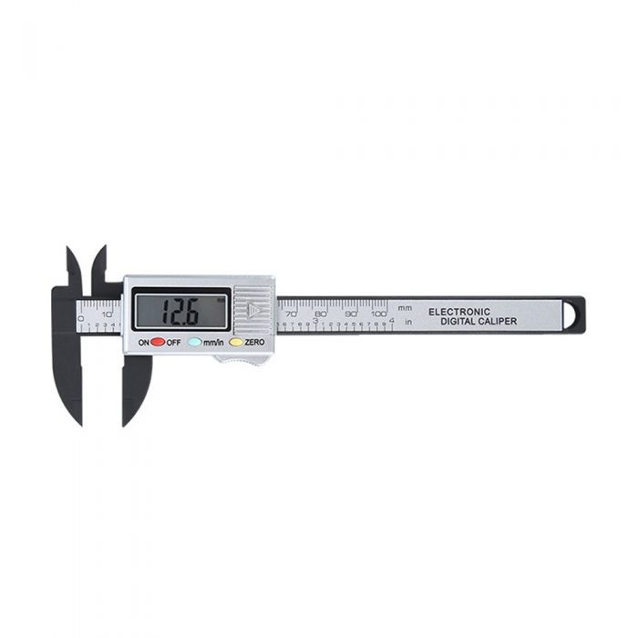 100mm LCD Digital Electronic Carbon Fiber Vernier Caliper Gauge Micrometer LCD Digital Electronic Carbon Fiber Vernier Caliper