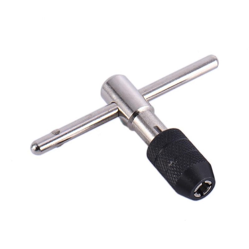 T-handle Reversible Single Tap Wrench Tapping Threading Tool M3-M8 M3-M6 1/8-1/4 Screwdriver Tap Holder Hand Tool J3