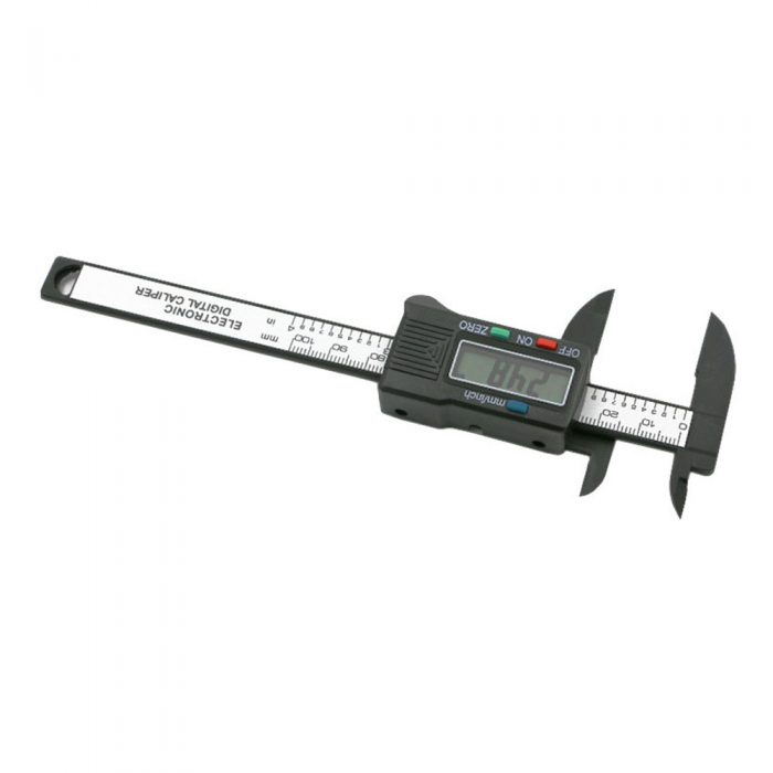 100mm/4inch LCD Digital Electronic Carbon Fiber Vernier Caliper Gauge Micrometer LCD Digital Electronic Carbon Fiber Vernier Cal