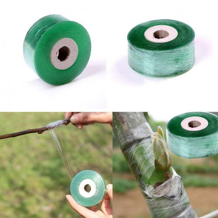 1Roll Lants Tools Nursery Grafting Tape Stretchable Self-adhesive Garden Flower Vegetable Grafting Tapes Supplies 2cm x 100m