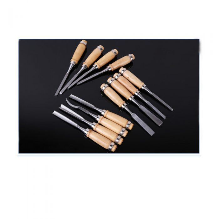 Professional 12Pcs/set Manual Wood Carving Hand Chisel Tool Set Carpenters Woodworking Carving Chisel DIY Hand Tools