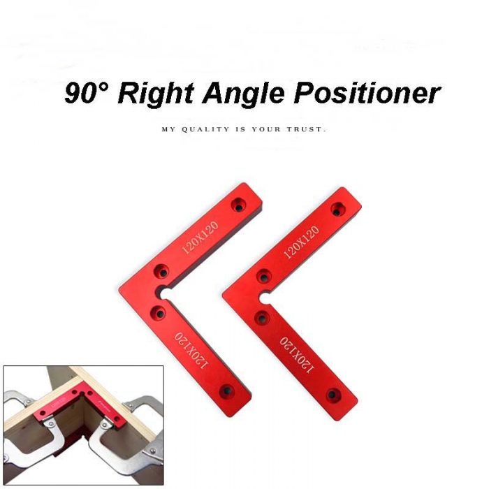 ZK30 90 Degrees L-Shaped Auxiliary Fixture Splicing board Positioning Panel Fixed clip Carpenter's Square Ruler Woodworking tool