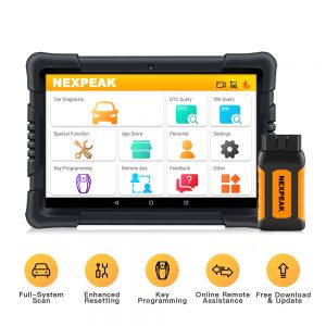 NEXPEAK K1 Pro Obd 2 Car Diagnostic Tool Scanner ABS Airbag Gearbox Oil EPB DPF Reset Obd2 Bluetooth Auto Key Programmer Tools