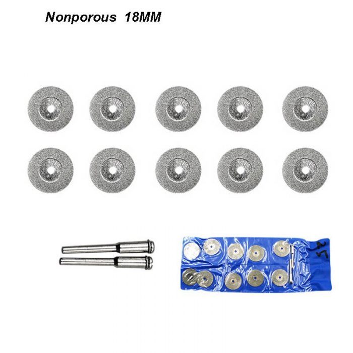 ZK30 10pcs Circular Saw Blades Cutting Wheel Discs+2pcs Mandrels Set Rotary Tool Carbon Steel Drill Accessories Hard Cutting