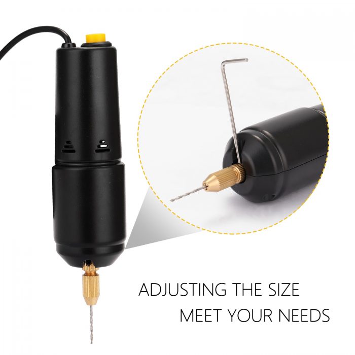 Mini Electric Drill Handheld for Pearl Epoxy Resin Jewelry Making Diy Wood Craft Tools with 5V USB Plug Jewelry Tools