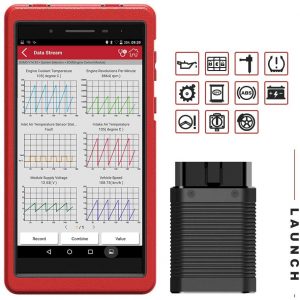 Launch X431 PROS Mini Automotive OBD2 Scanner Diagnostic Tool IMMO Injector ECU Coding TPMS ABS Bleeding Wifi Bluetooth Scanner