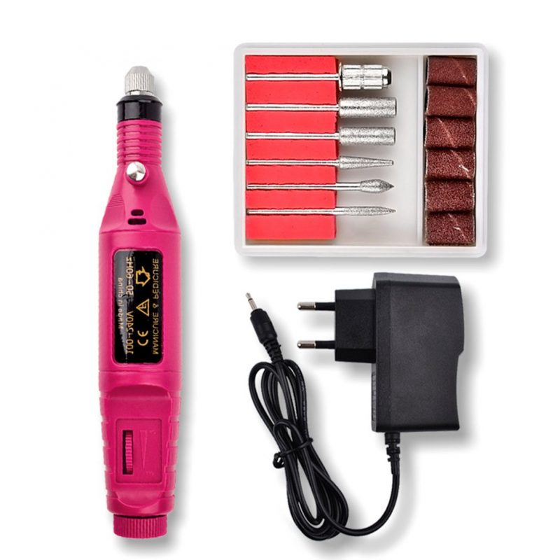 Electric Drill Nail File Acrylic Art File Manicure Pedicure Portable Machine Kit Practical durable kit