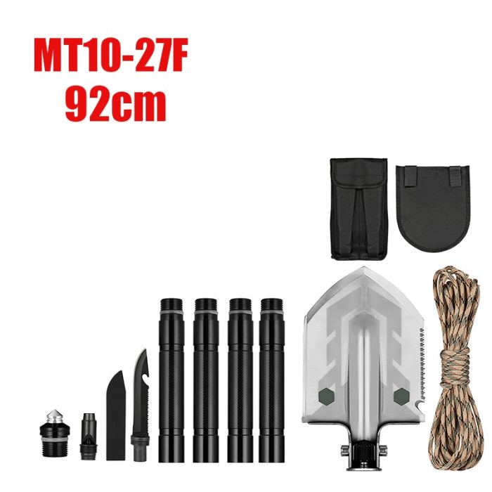 MT1027 Multifunction Camping Shovel Titanium Survival Folding Shovels Military Tactical Shovel For Hiking Outdoor Garden Shovels