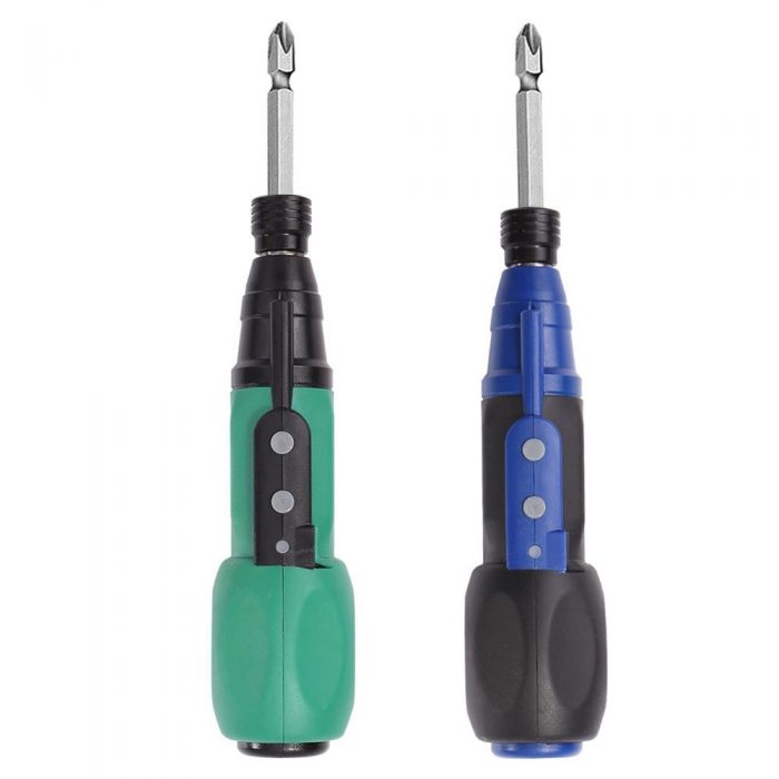 Household Mini Electric Screwdriver Handle Charging Straight Rod Anti-slip Drill for Household Electricity Accessories