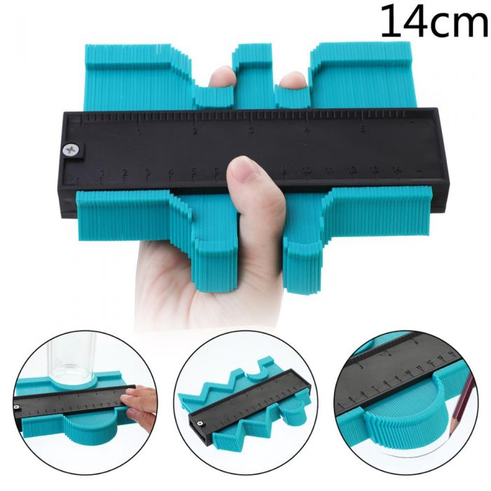 12/14/25 Cm ABS Irregular Contours Gauge Arc Ruler Measuring Radiant Ruler Contour Meter Marking Tile Cuts Tiling Laminate Tool