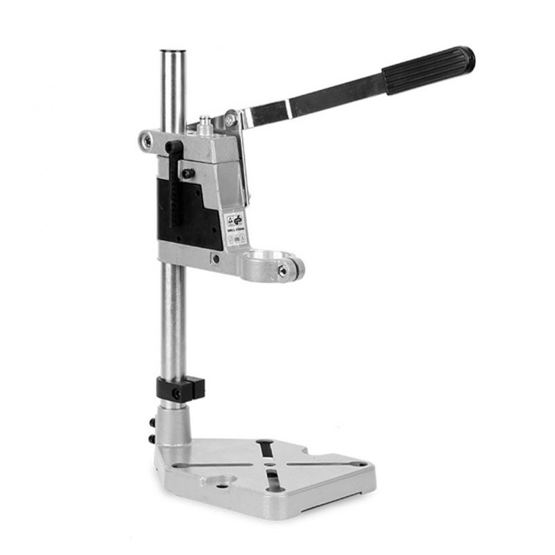 Aluminum Alloy Bench Drill Stand Electric Drill Base Frame Drill Holding Holder Bracket Drilling Guide For Woodworking