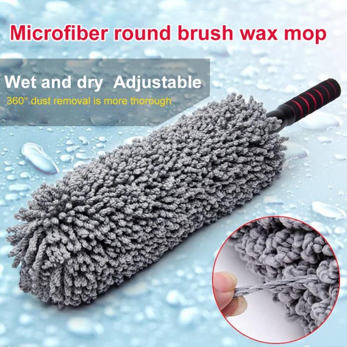 Microfiber Telescoping Car Window Furniture Dust Collector Dust Mites Static Magic Cleaning Brush Car Body Duster Cleaning Tools