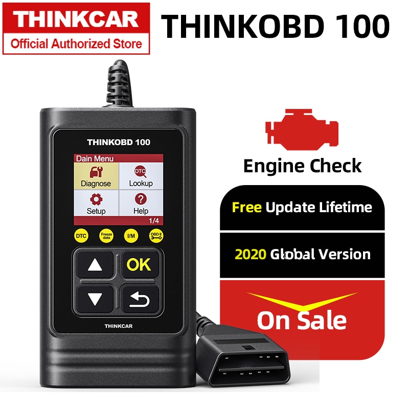 obd2 car scanner THINKCAR THINKOBD 100 obdii diagnostic tool obd 2 auto scan tool automotive diagnosis pk elm327 cr3001 ad310