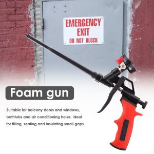 Portable Ergonomic Handle Foam Sprayer Filling Insulating Waterproof Easy Clean PU Expanding Metal Body Heavy Duty Caulking