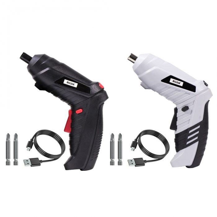 Electric Screwdriver Cordless Power Drill Hole Lithium Multi-function Battery Rechargeable Screwdriver Household DIY Power Tools