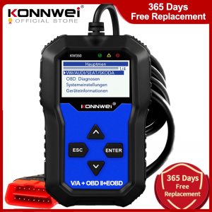 KONNWEI KW350 OBD2 Diagnostic Scanner for Car VAG VW Audi ABS Airbag Reset Oil Service Light EPB Diagnostic Tool Better VAG COM