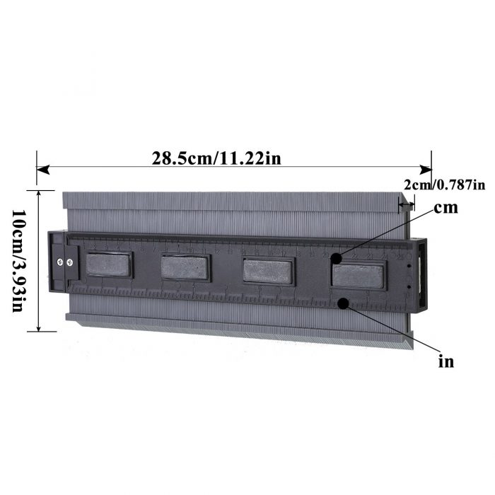 12/14/25/50cm Multi-functional Contour Gauge Tiling Laminate Tiles Edge Shaping Wood Measure Ruler Tiles Laminate Tiles Tool