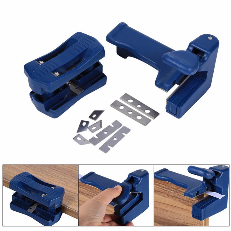 ZK30 Edge Trimmer Wood Side Banding Cutter Machine Double Edge Trimmer Manual Tail Trimming Woodworking Tool Carpenter Hardware