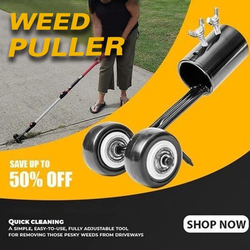 Weeds Snatcher Weeder With Wheel Weed Puller Tool With Long Handle Weed Remover Gardening Weeding Tool Grass Trimmer