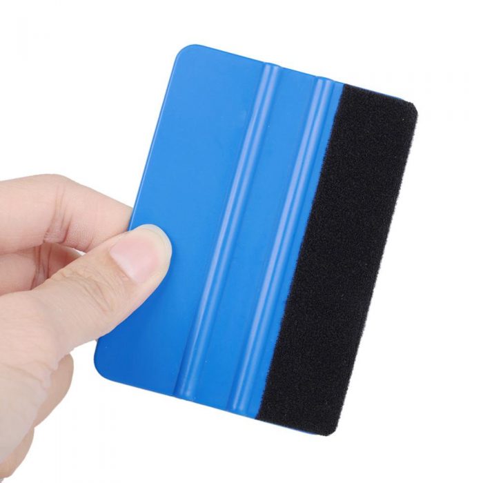 High Recommend 10Pcs Durable Blue Squeegee Felt Edge Scraper Car Decals Vinyl Wrapping & Tint Tools Wholesale Quick delivery CSV