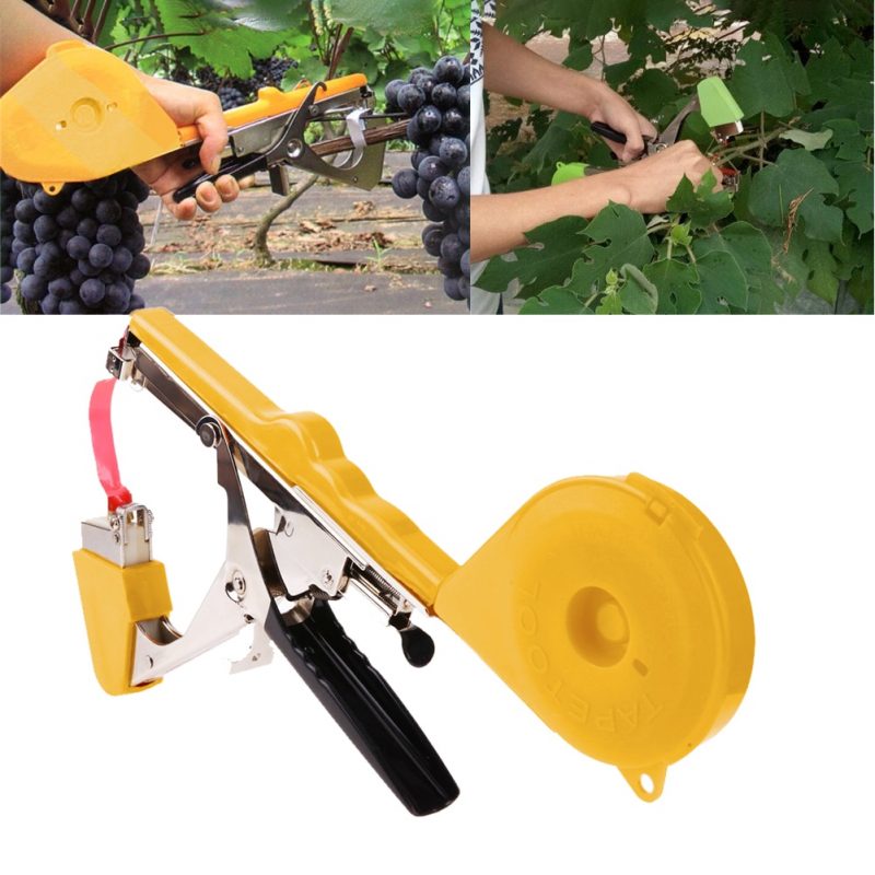 Plant Tying Tapetool Tapener Machine Branch Hand Tying Machine Tapetool Tapener Packing Vegetable Stem Strapping Garden Tools