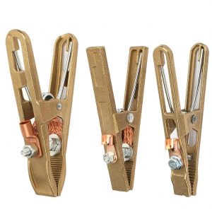 Welding Clamp 500A Ground Clamp Heavy Duty Earth Clamp for Welding/Cutting/Electrical Transaction Cable Holder Full Copper Body