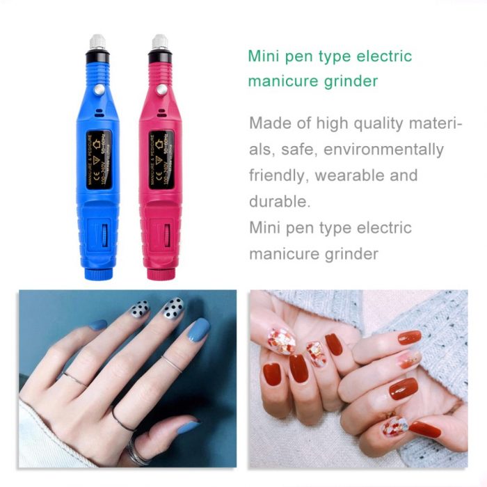 Electric Drill Nail File Acrylic Art File Manicure Pedicure Portable Machine Kit Practical durable kit