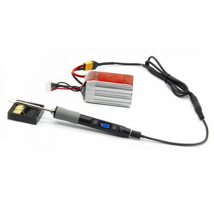 SQ-D60 60W Electric Intelligent Digital Soldering Iron Station Type-C Interface 100-400 Adjustable Temperature Welding Tools