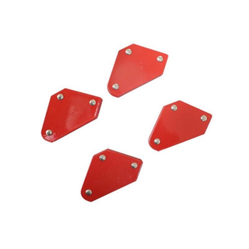 4pcs/lot 4 Welding Magnet Magnetic Square Holder Arrow Clamp 45° 90° 135° 9LB Magnetic Clamp for Electric Welding Iron Tools