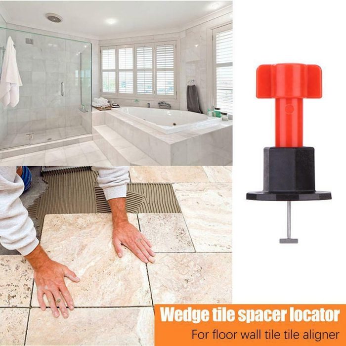 75 Pcs Reusable Anti-Lippage Tile Leveling System Locator Tool Ceramic Floor Wall-30