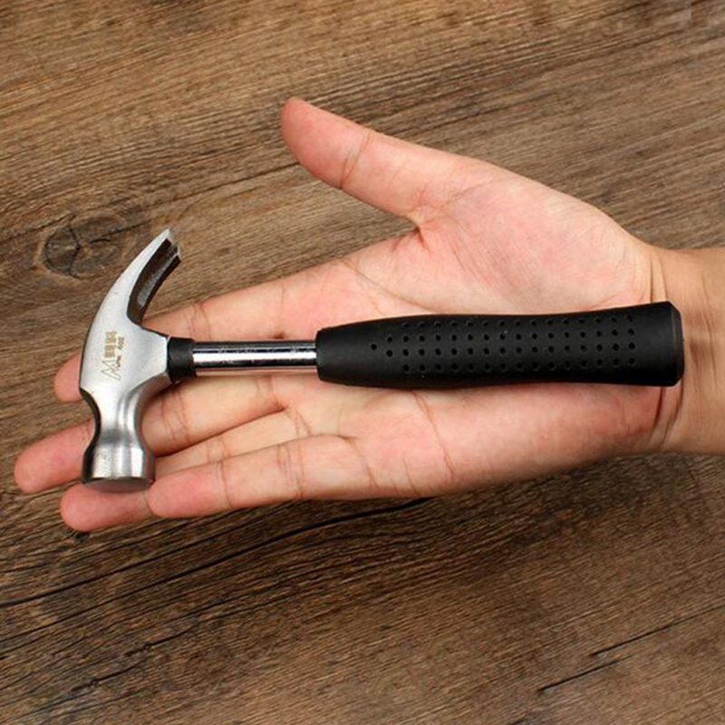 Round Head Claw Hammer Plastic Handle Nail Hammer For woodworking and Electronic tool Portable Mini Hammer Rubber Hammer tools