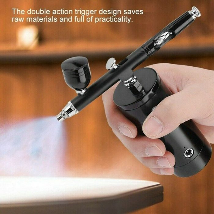 Portable Rechargeable Handheld Air Pump Airbrush Mini Action Airbrush Compressor Art Craft Model Paint Spraying Hobby 0.3mm