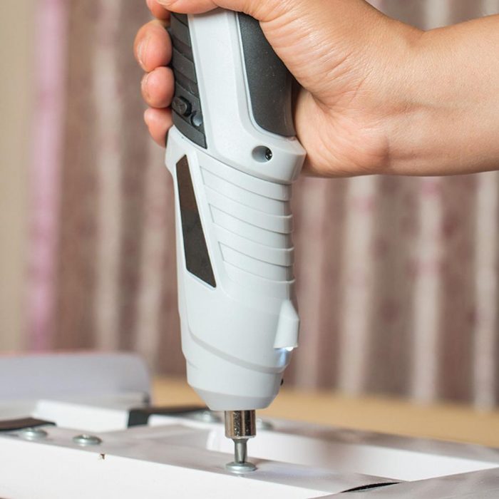 Usb Portable Lithium-ion Battery Cordless Screwdriver Electric Drill Hole Electrical Screwdriver Hand Driver Wrench Power Tools