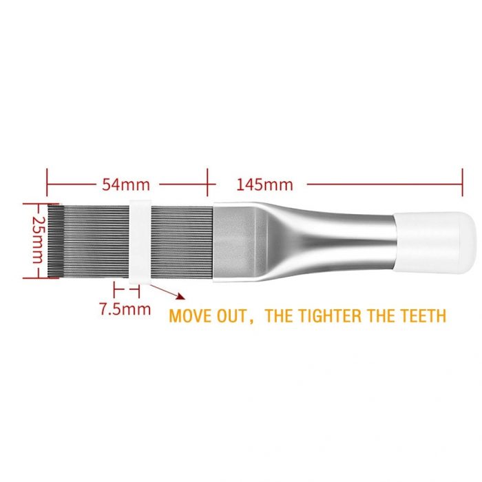 Air Conditioner Fin Repair Tool Coil Comb A/C HVAC Condenser Radiator Universal Air Conditioner Fin Repair Tool Coil Comb A/C