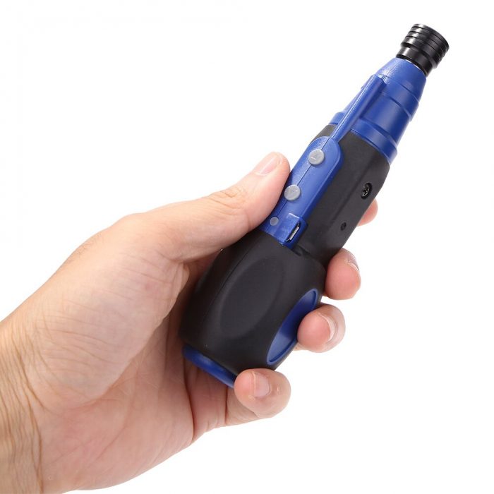 Mini Electric Screwdriver Cordless Drill USB Rechargeable Anti-slip Big Torque Electric Screwdriver Drill Home DIY Power Tools