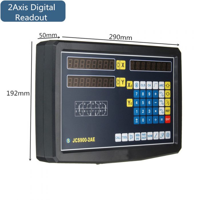 2/3 Axis Grating CNC Milling Digital Readout Display / 50-1000mm Electronic Linear Scale Lathe Tool